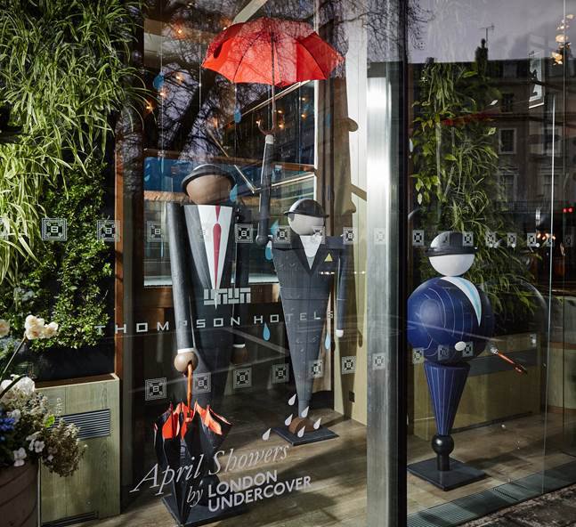 April Showers at Belgraves Hotel, Knightsbridge