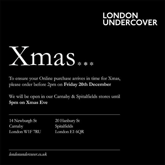 Christmas at London Undercover...
