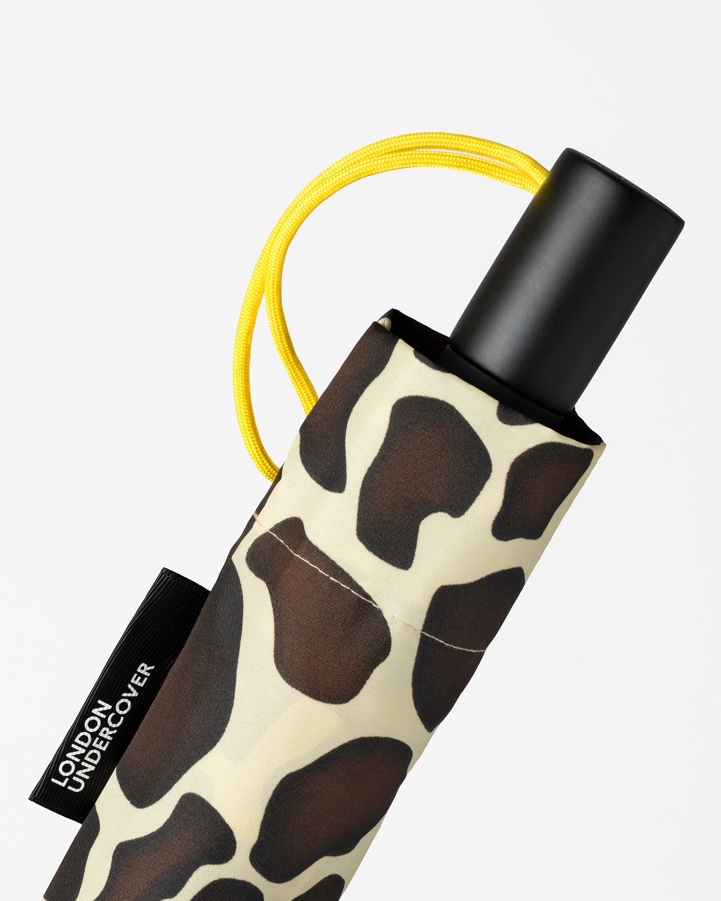 Giraffe Print Auto-Compact Umbrella