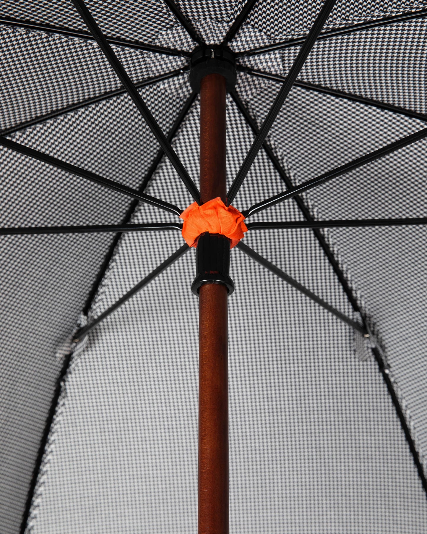 Black Houndstooth Classic Umbrella