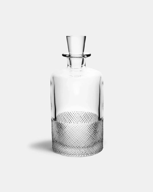 Richard Brendon Diamond Cut Crystal Decanter
