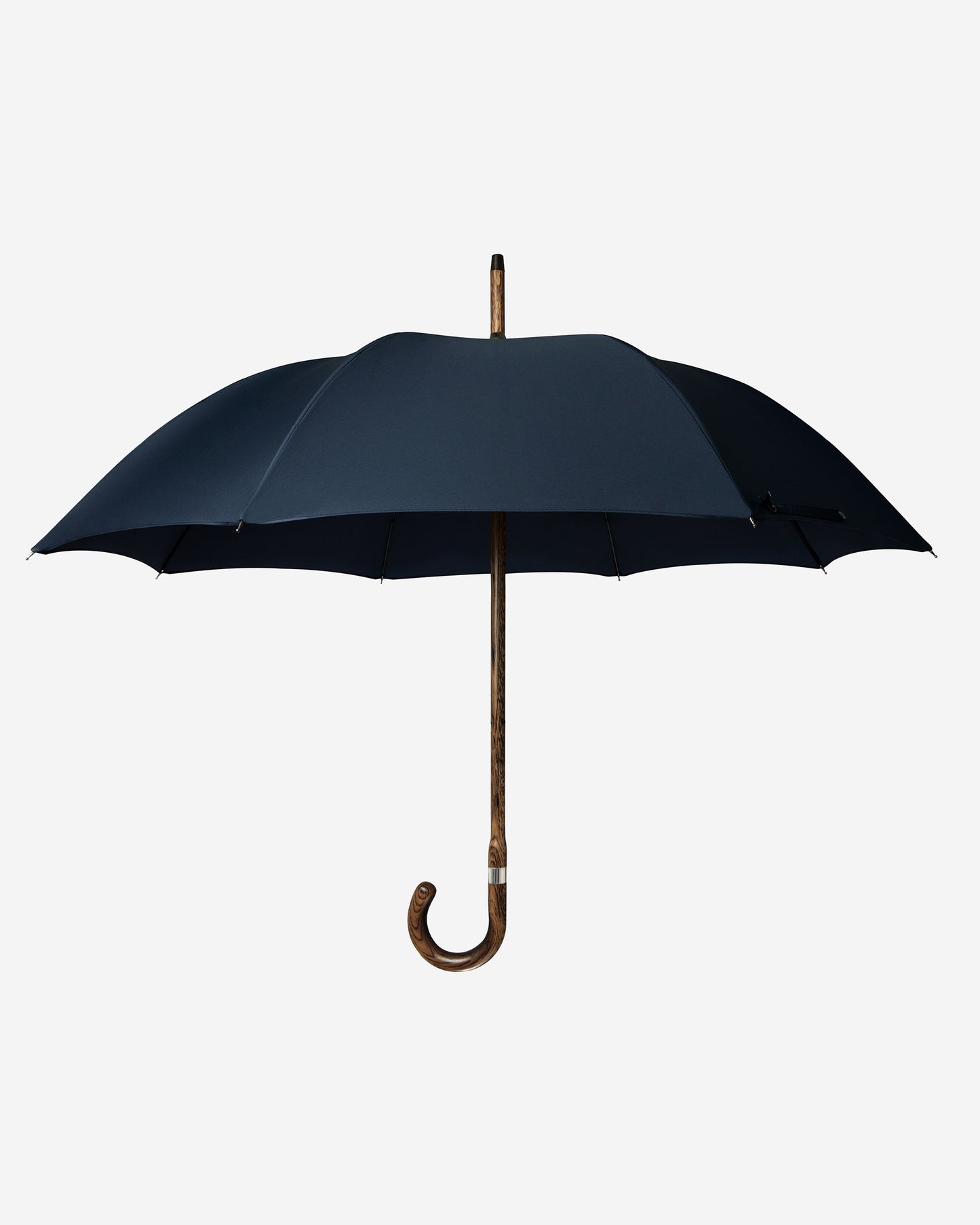 Navy Oak Solid Stick Umbrella
