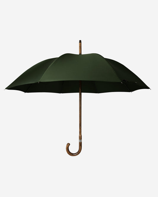 Olive Green Oak Solid Stick Umbrella