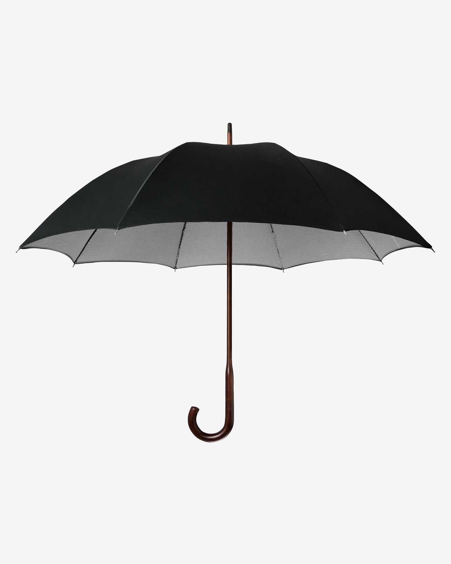 Black Houndstooth Classic Umbrella