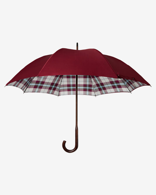Burgundy Maclean Tartan Classic Umbrella