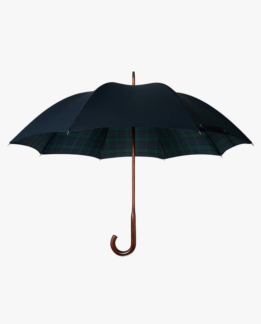 Navy Black Watch Tartan Classic Umbrella