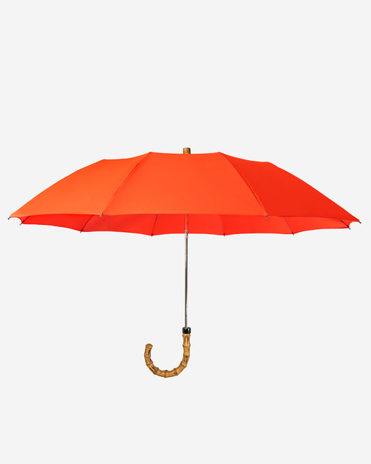 Orange Whangee Telescopic Umbrella