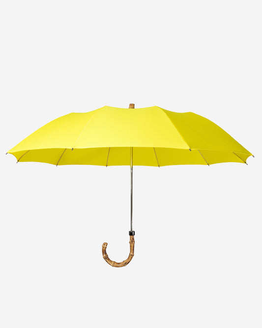 Yellow Whangee Telescopic Umbrella