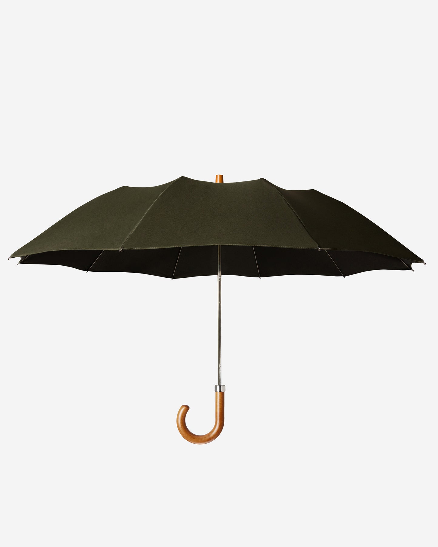 Olive Green Maple Telescopic Umbrella