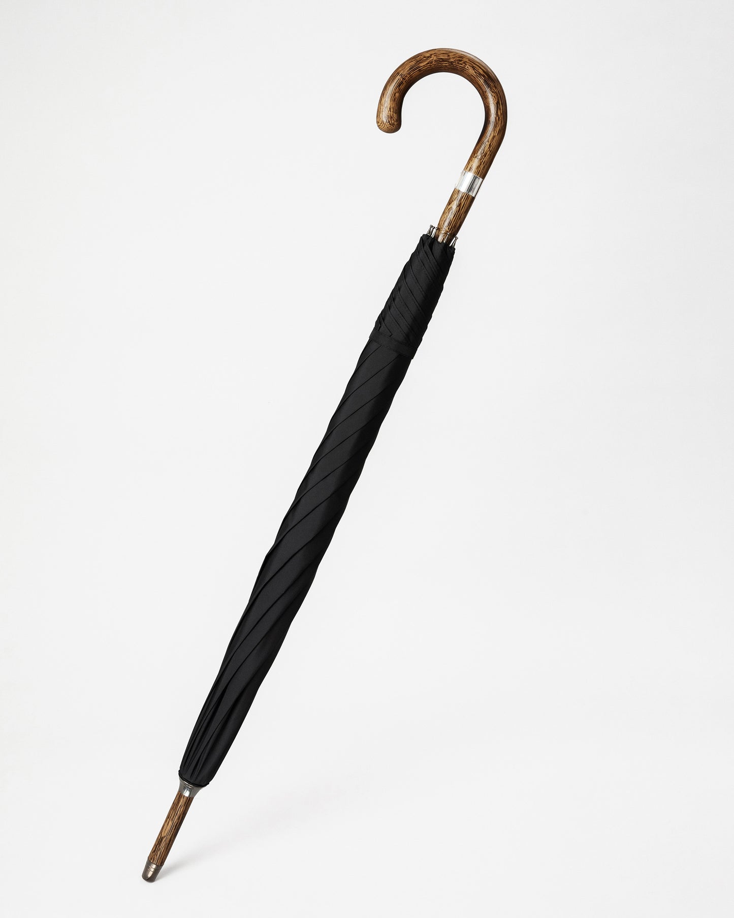 Black Oak Solid Stick Umbrella
