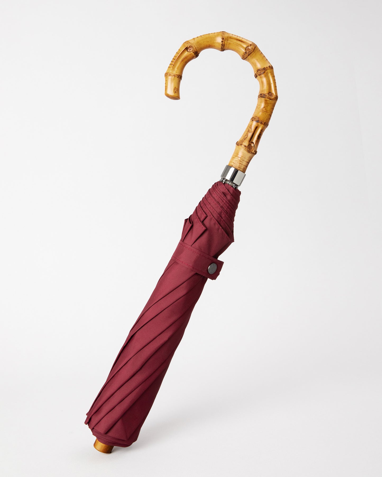 Burgundy Whangee Telescopic Umbrella