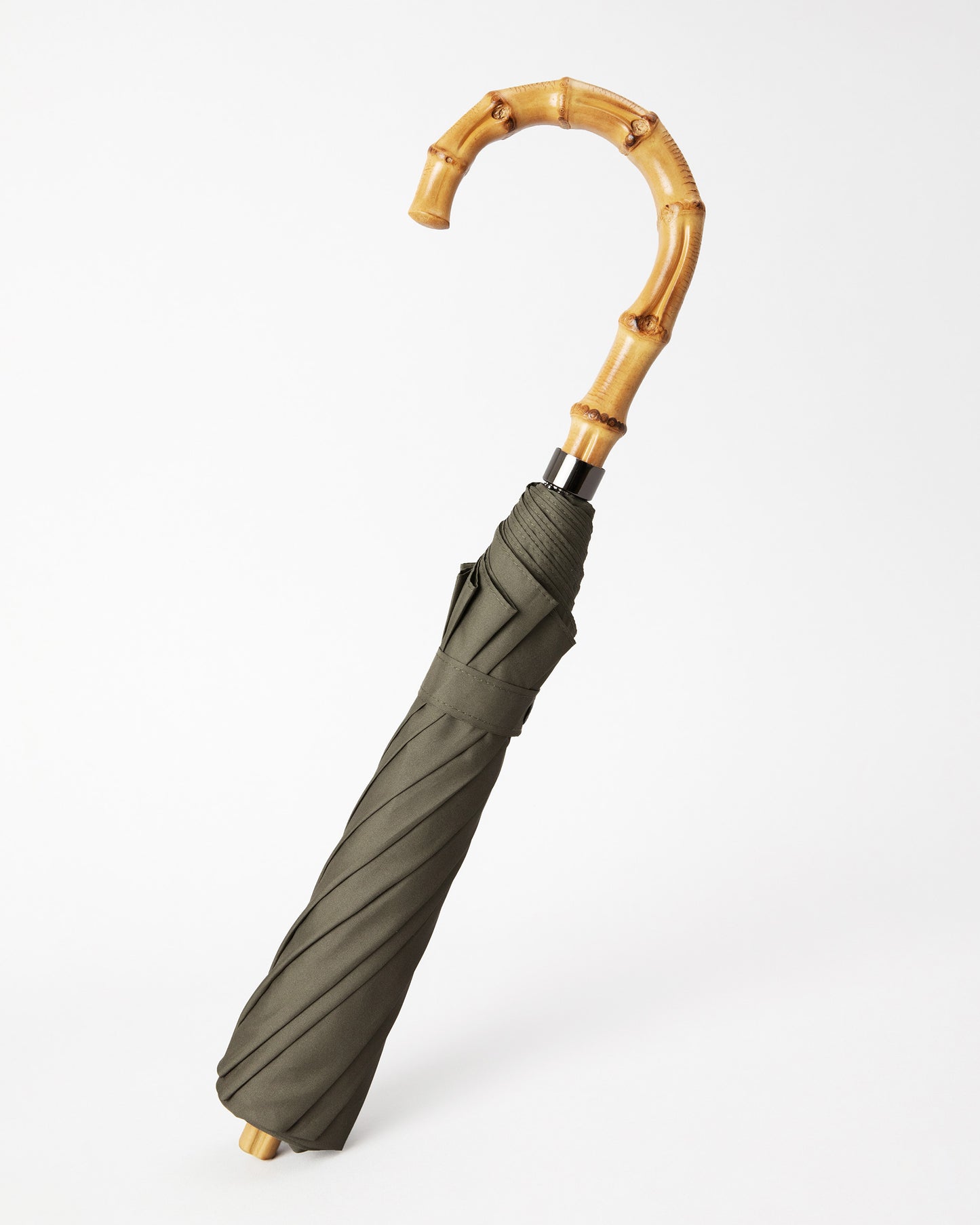 Olive Drab Whangee Telescopic Umbrella