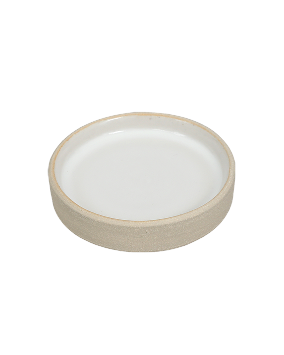 Dor and Tan White Strata Pinch Dish