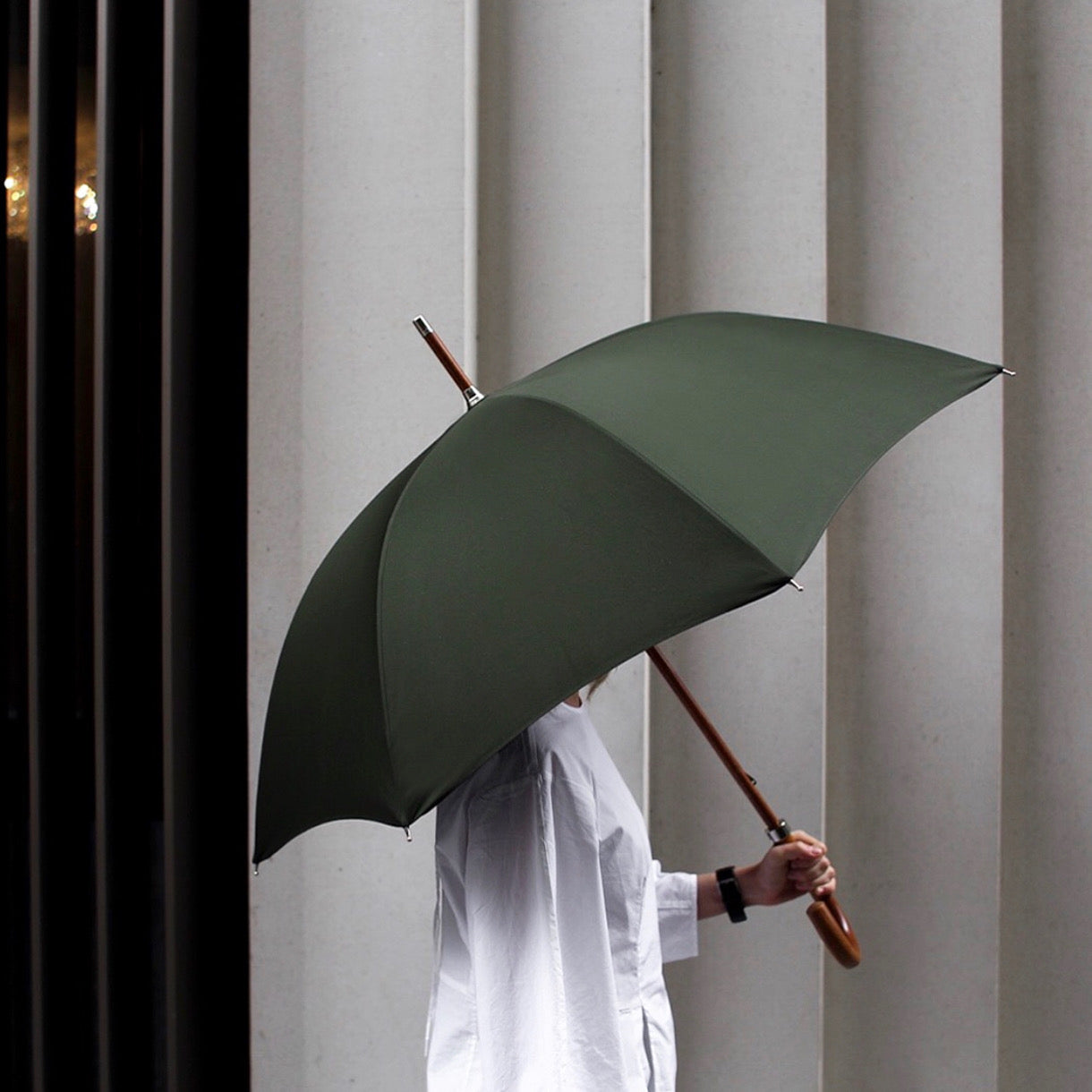 All Black City Gent Umbrella | London Undercover
