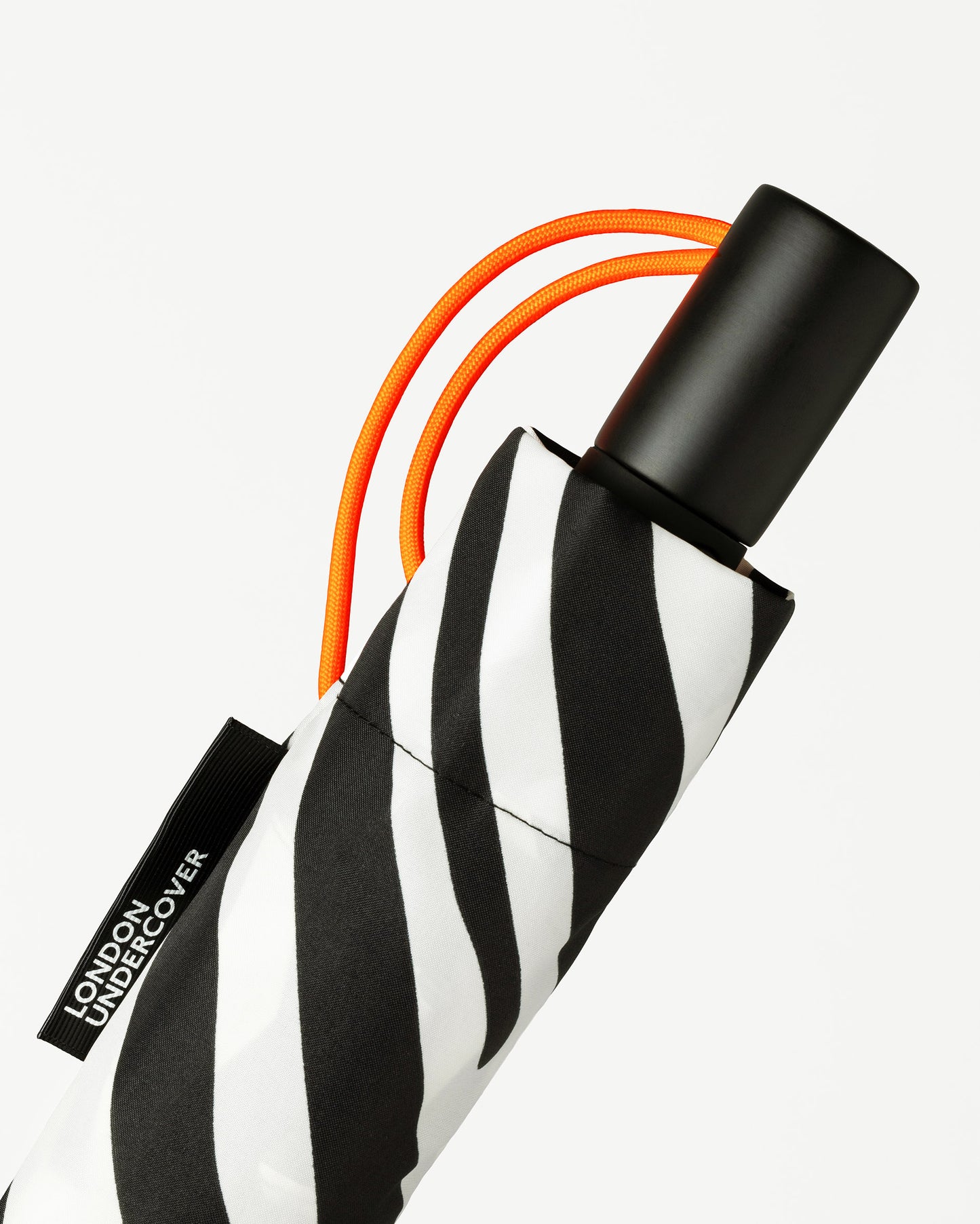 Zebra Print Auto-Compact Umbrella