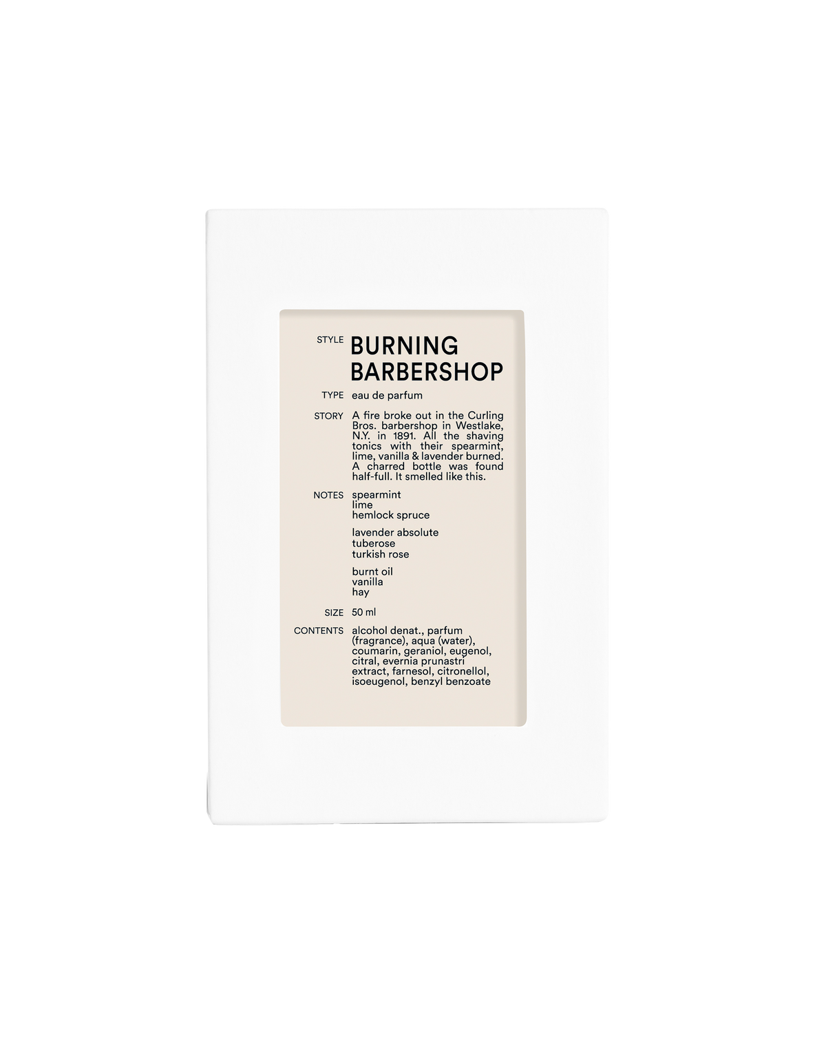 Burning Barbershop - D.S. & Durga - Eau De Parfum 50ml