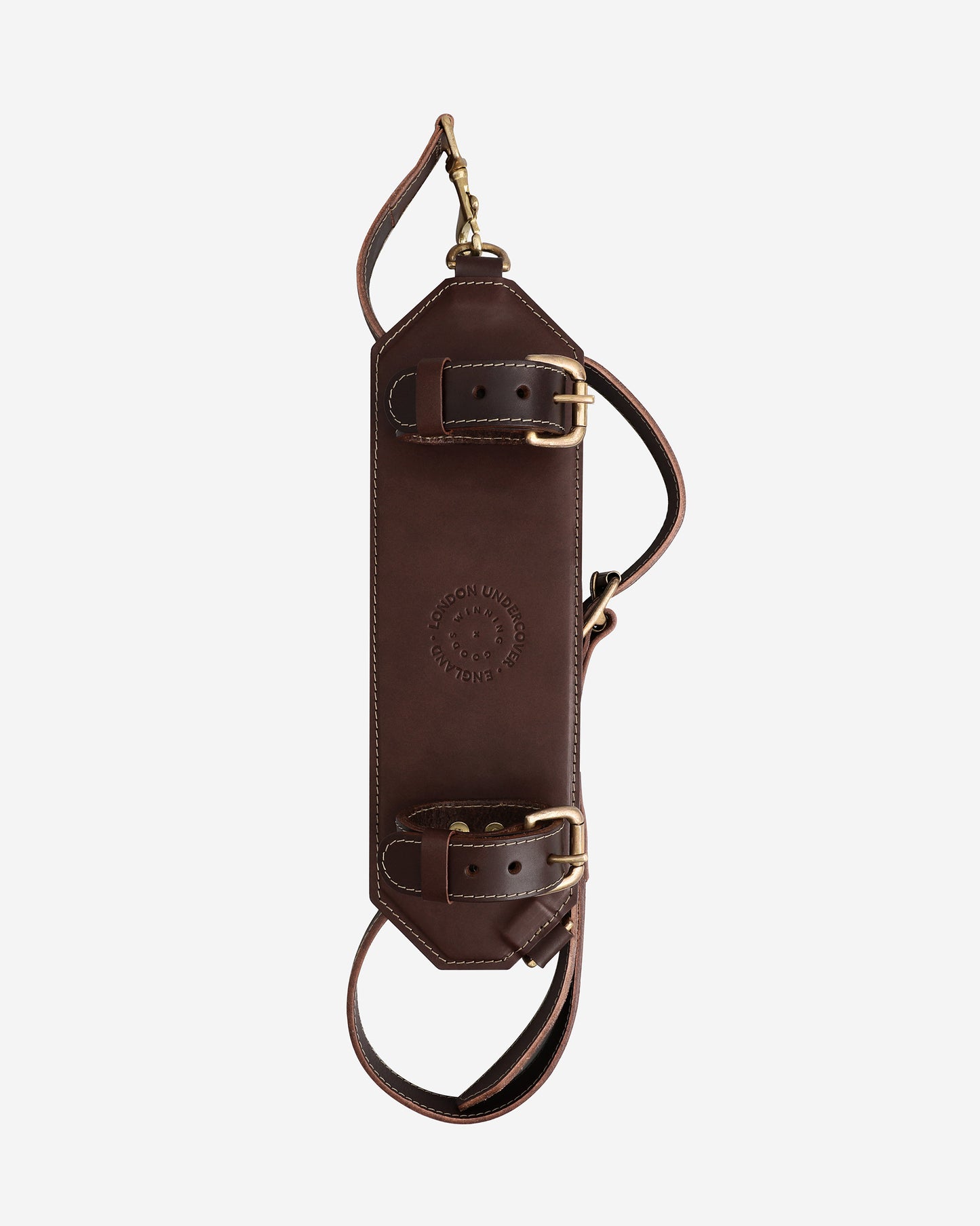 London Undercover Brown Leather Umbrella Sling