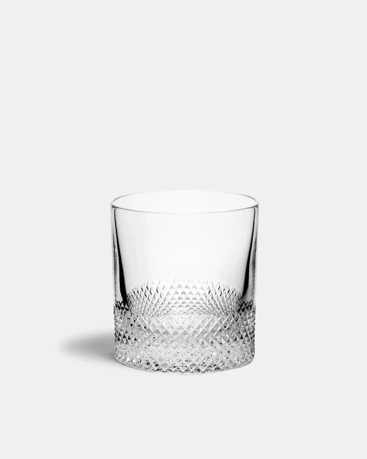 Richard Brendon Diamond Cut Crystal Double Glass