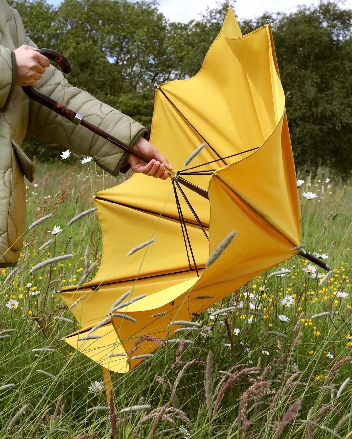 London Undercover Orange E1 City Gent Umbrella