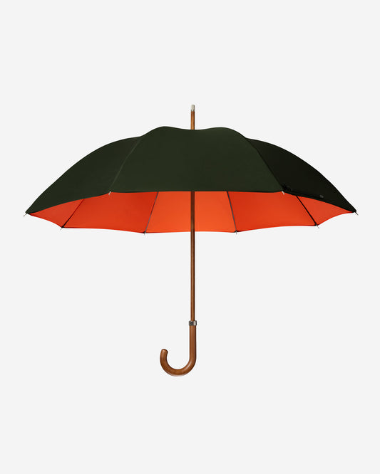 Olive Green and Orange Double CG Umbrella