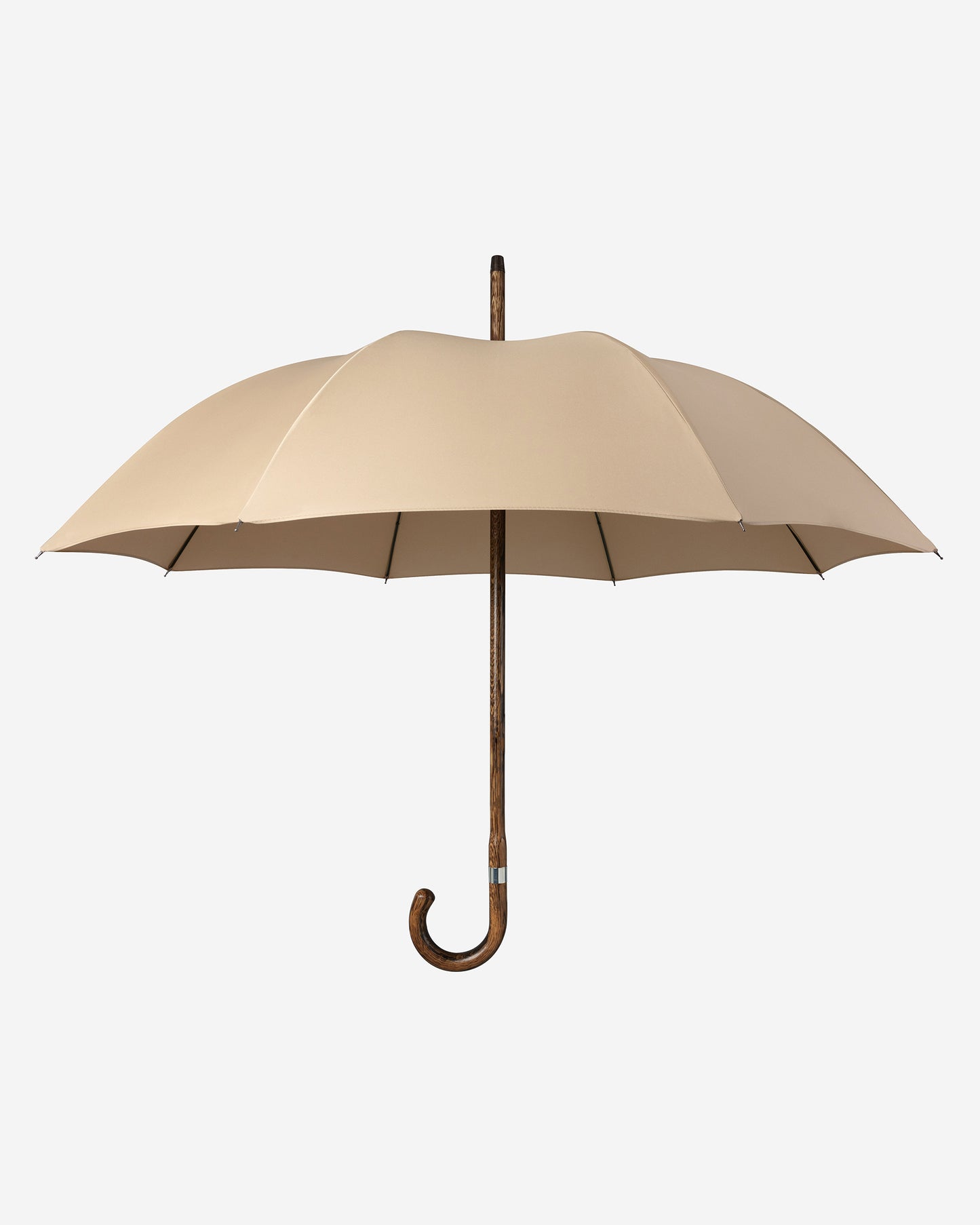 London Undercover Tan Oak Solid Stick Umbrella