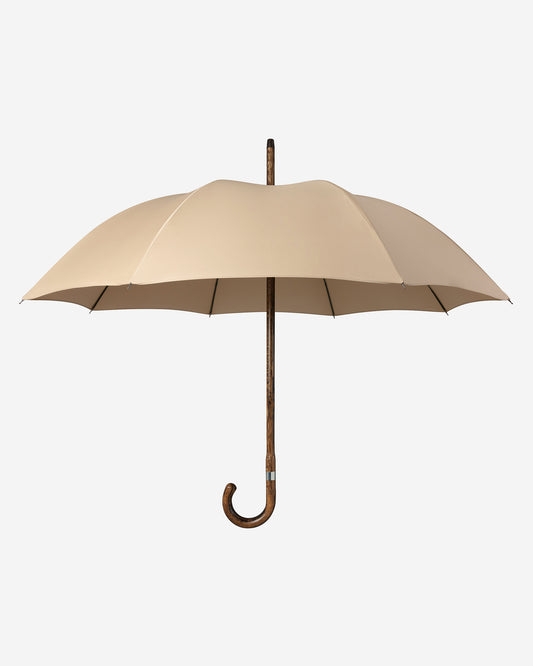 London Undercover Tan Oak Solid Stick Umbrella