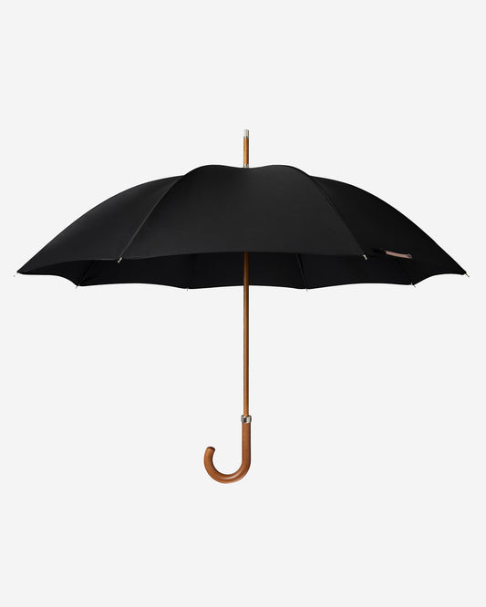 Black Multibraid City Gent Umbrella