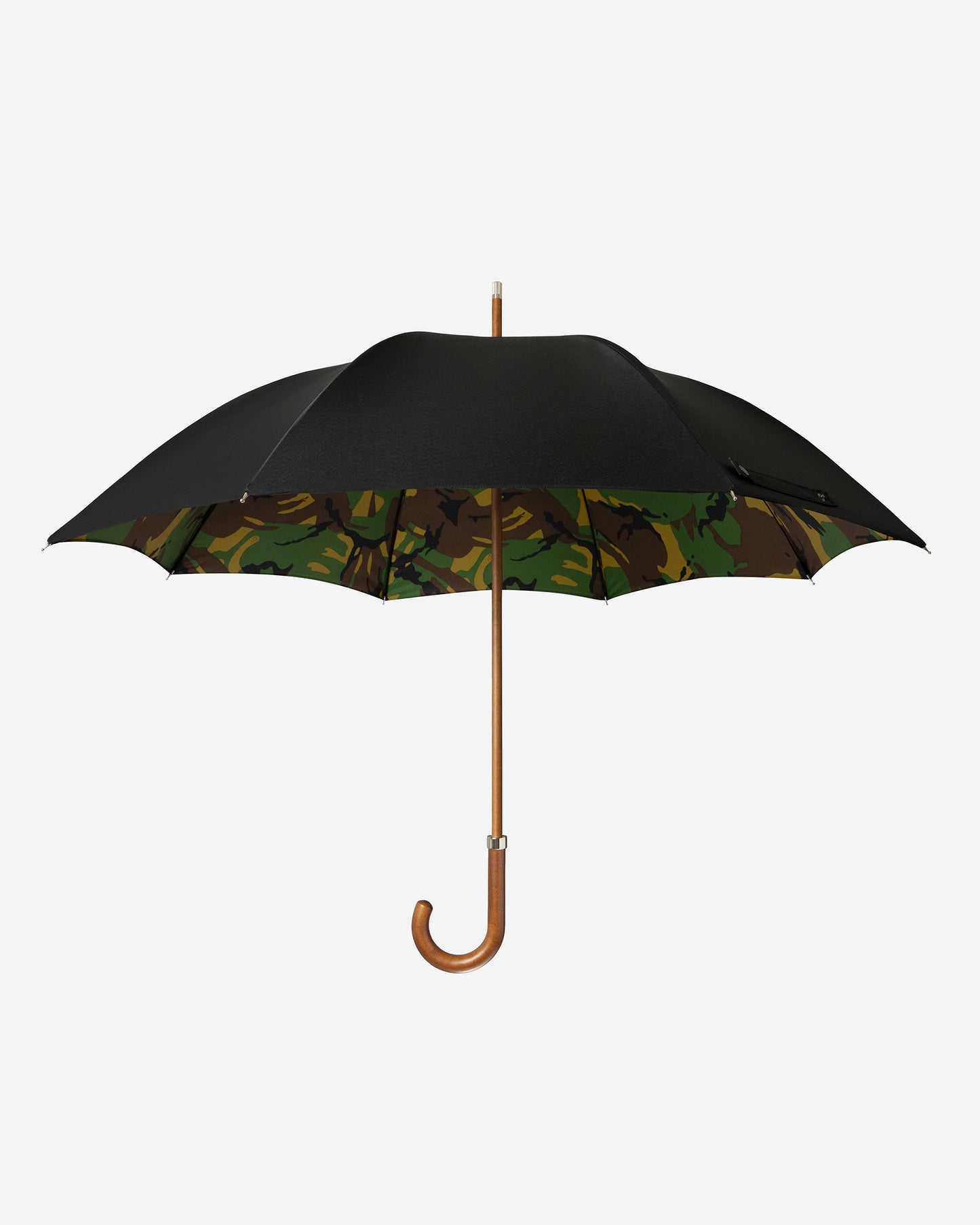London Undercover Black and British Woodland Camouflage Double CG Umbrella