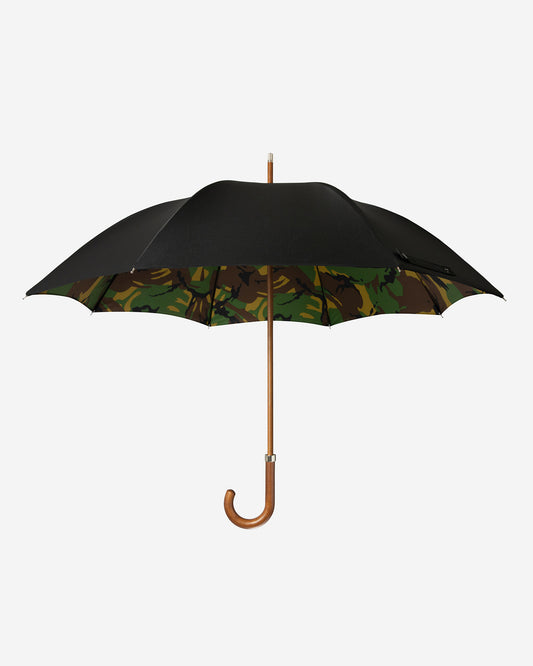London Undercover Black and British Woodland Camouflage Double CG Umbrella