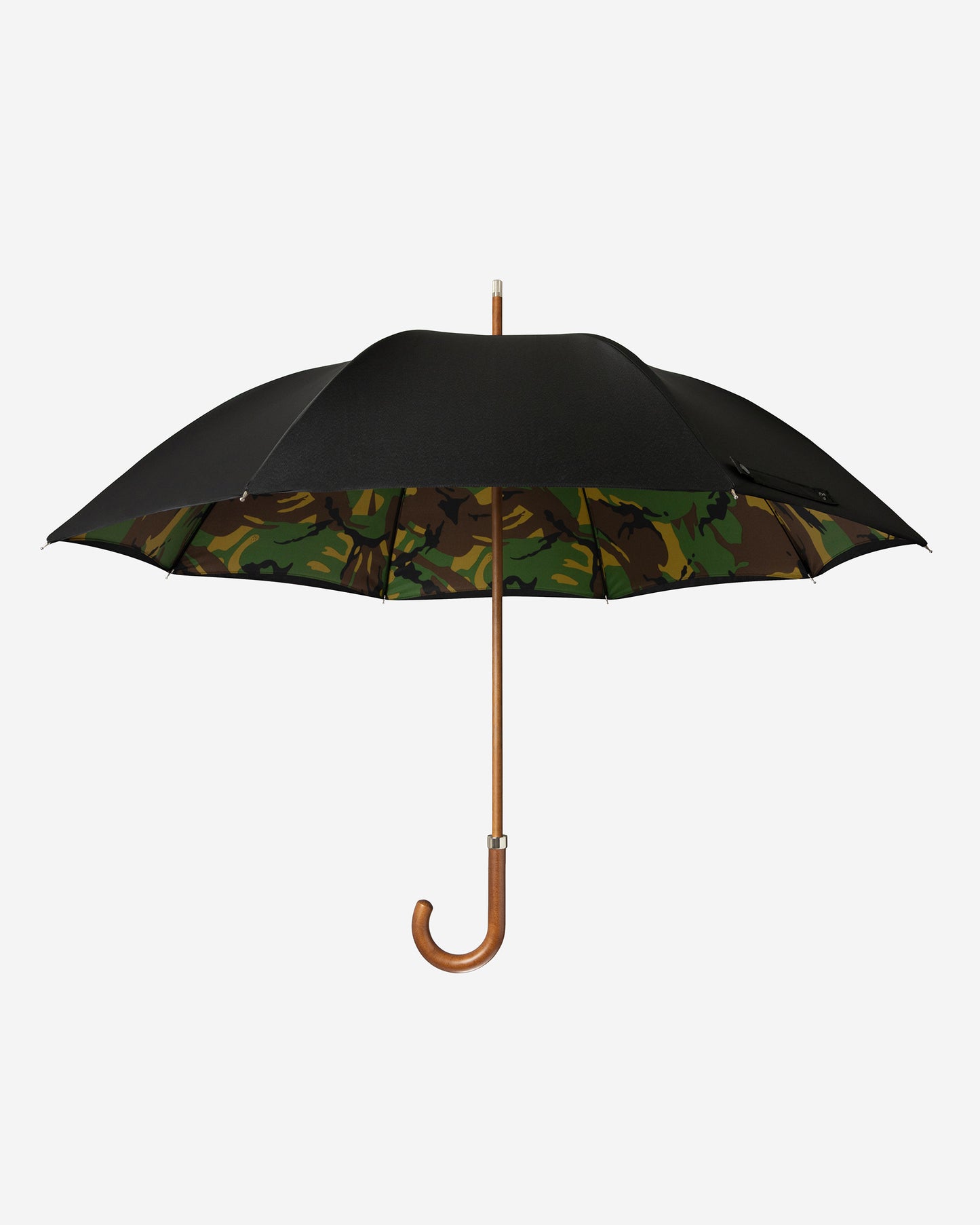 London Undercover Black and British Woodland Camouflage Double CG Umbrella