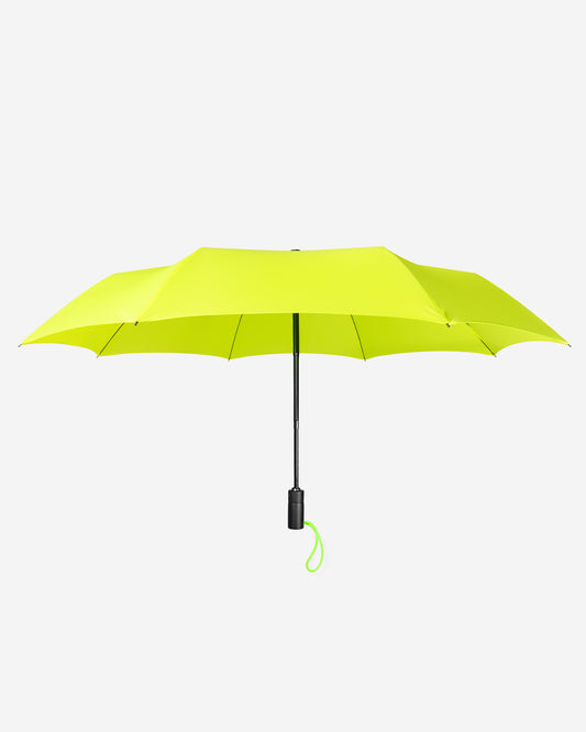 Neon Yellow Auto-Compact Umbrella