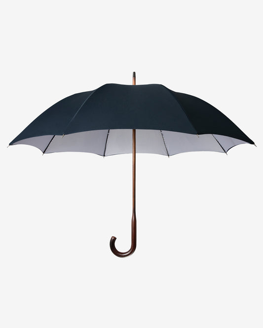 Navy Oxford Stripe Classic Umbrella