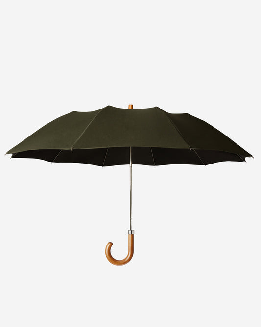 Olive Green Maple Telescopic Umbrella