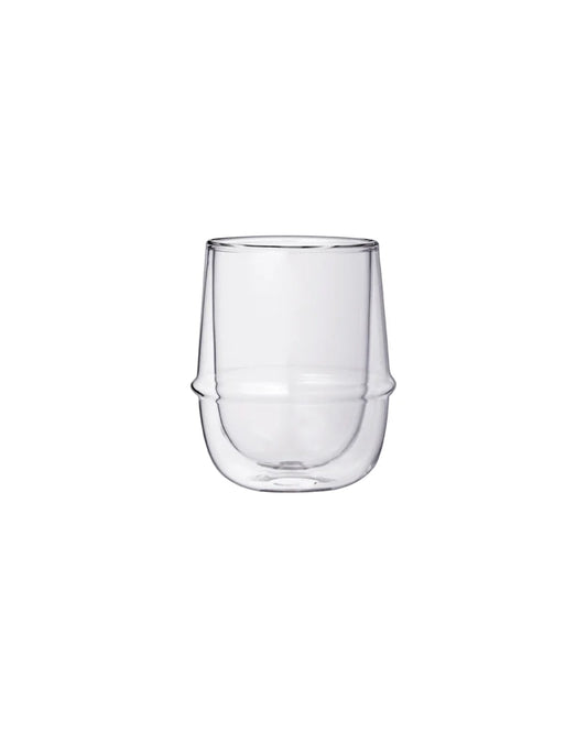 Kinto Kronos Double Wall Coffee Glass