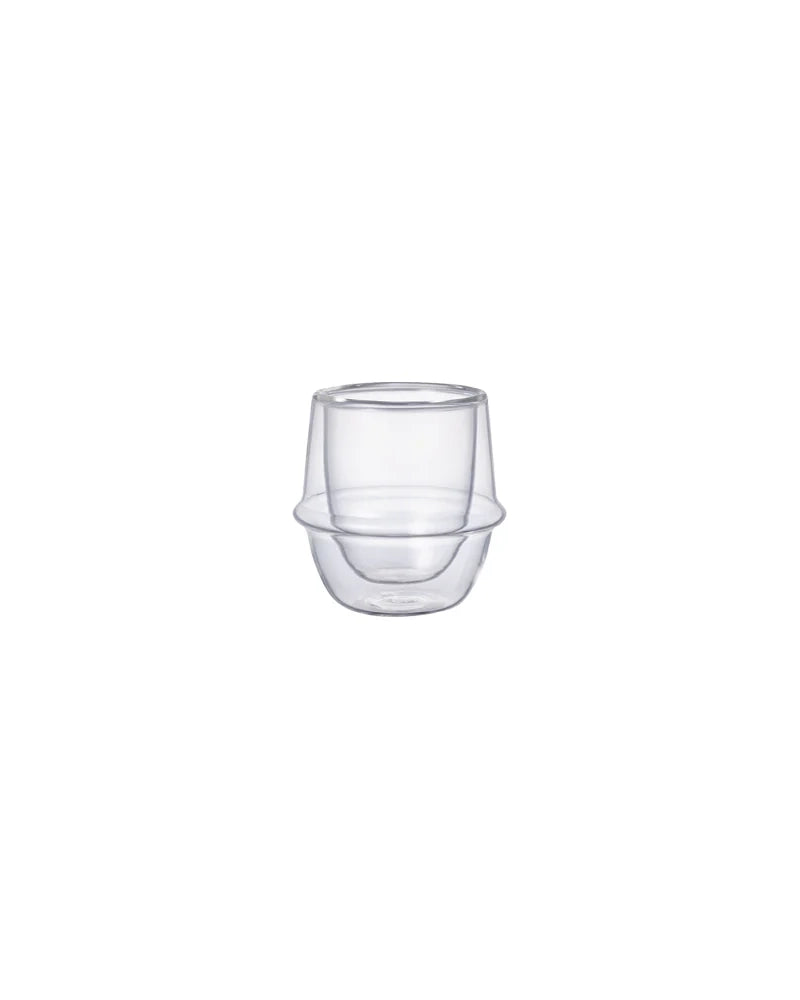 Kinto Kronos Double Wall Espresso Glass