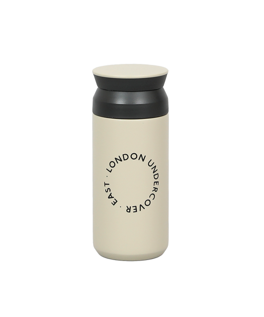 London Undercover x Kinto Sand Beige Travel Tumbler 350ml
