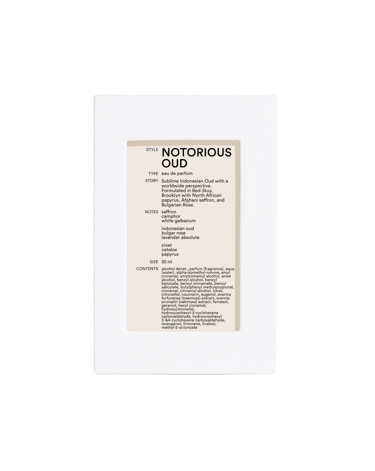 Notorious Oud - D.S. & Durga - Eau De Parfum 50ml