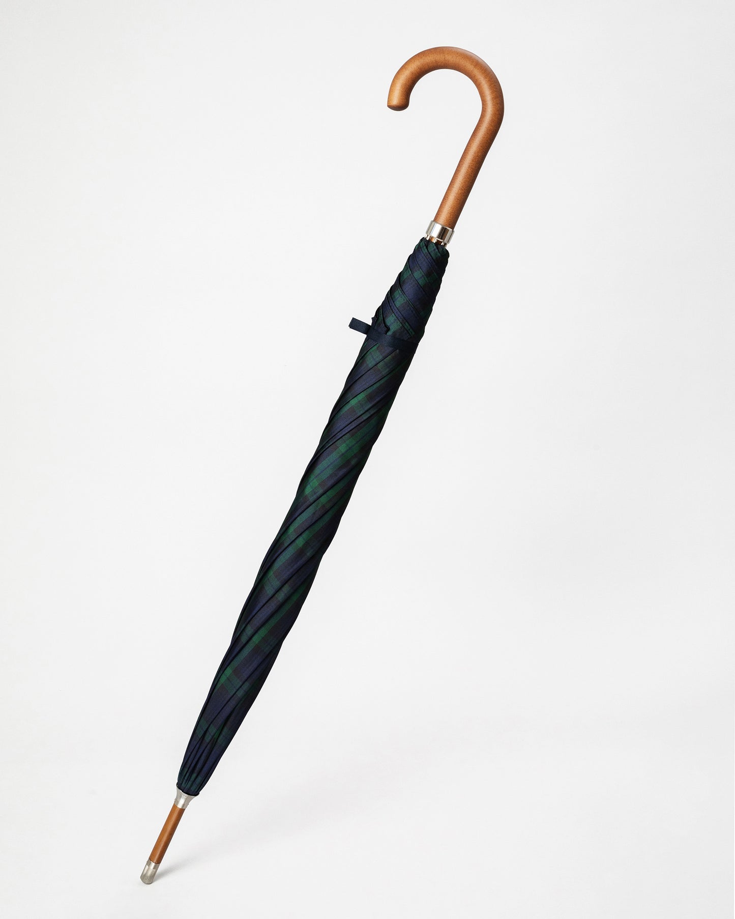 Black Watch Tartan and Orange Double CG Umbrella