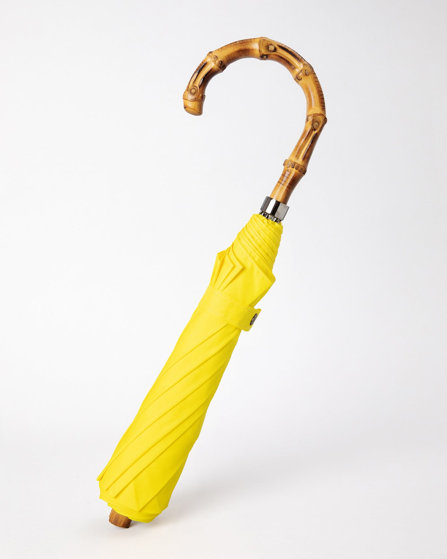 Yellow Whangee Telescopic Umbrella