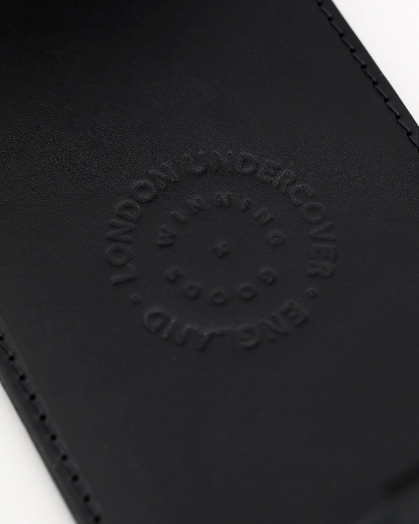 London Undercover Black Leather Umbrella Sling