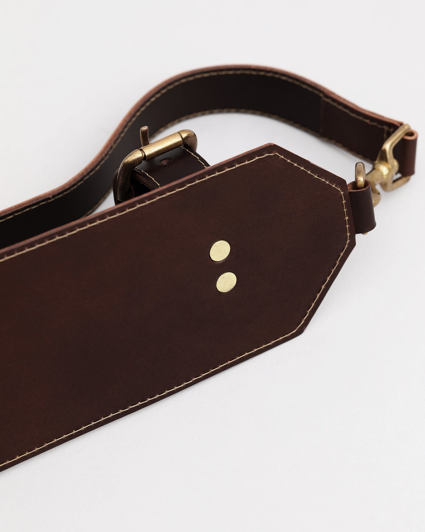 London Undercover Brown Leather Umbrella Sling