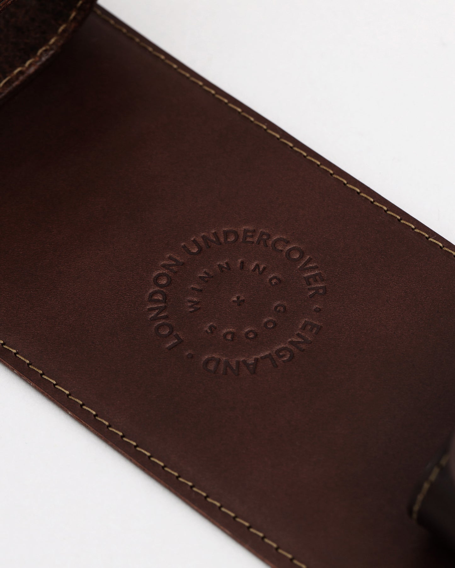 London Undercover Brown Leather Umbrella Sling