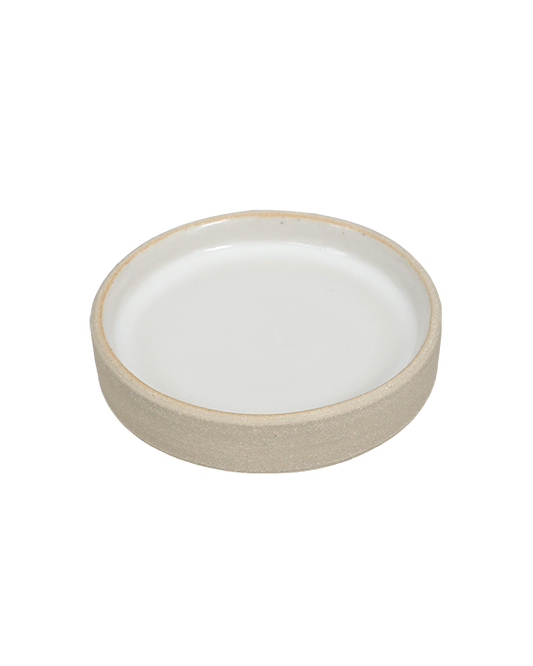 Dor and Tan White Strata Pinch Dish