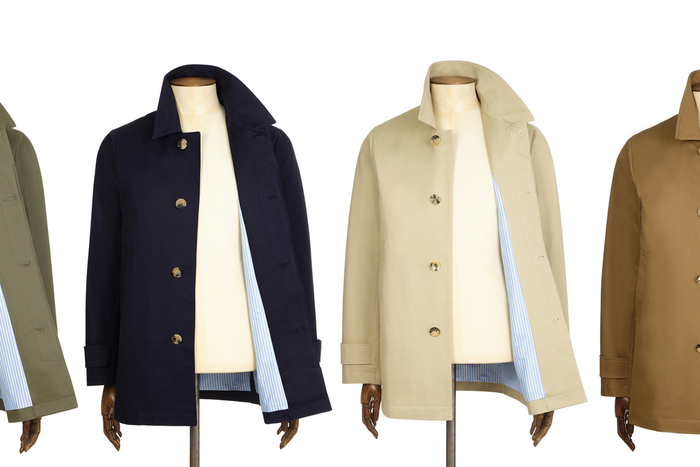 London undercover raincoat made in england