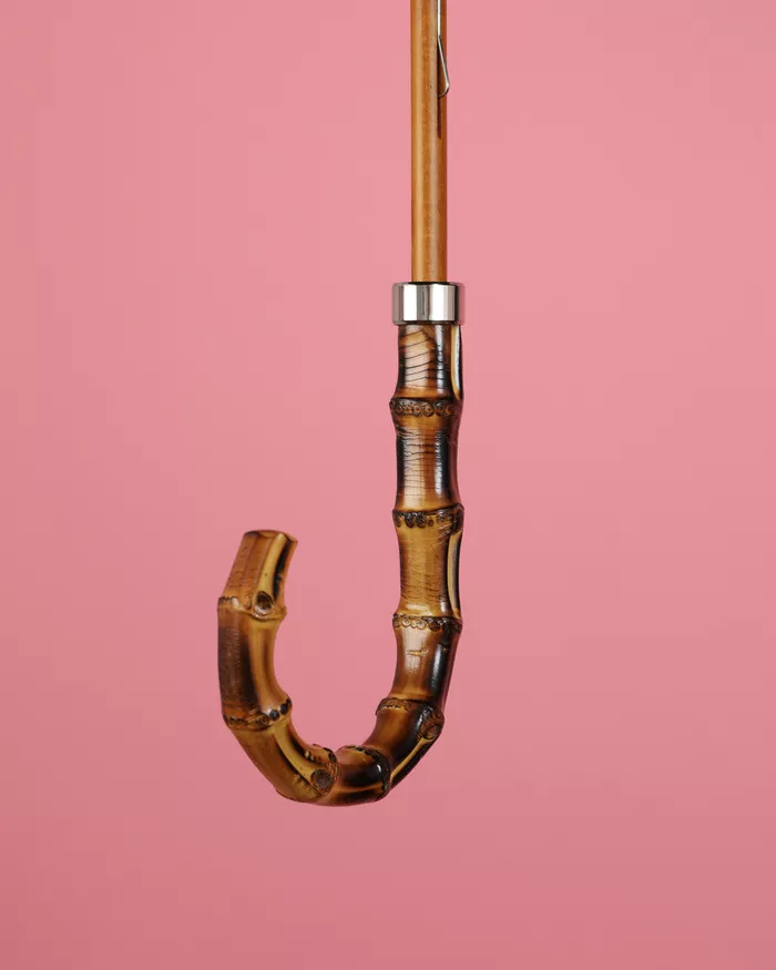 Whangee umbrella handle