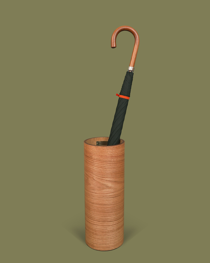 Oak umbrella stand made in england 1